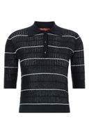 Polo Soie Bleu