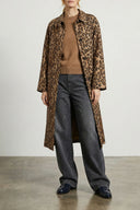 Pantalon Cuir Gris