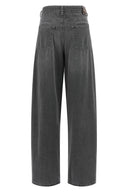 Pantalon Cuir Gris