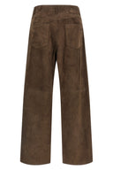 Pantalon Daim Marron