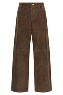 Pantalon Daim Marron