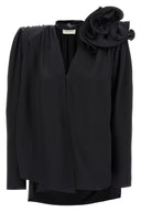 Chemise Soie Noir