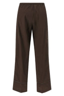 Pantalon Cuir Marron