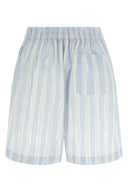 Short Coton Bleu Clair