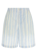 Short Coton Bleu Clair