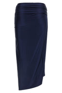 Jupe Satin Bleu