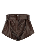 Short Cuir Marron