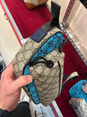 Sac bandoulière GG Supreme bleu électrique multi-poches
