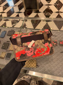 Sac Bandoulière GG Suprême Camouflage Rose