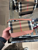 Sac bandoulière Madison House Check rose poudré