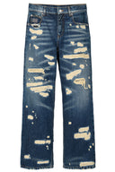 Pantalon Coton Bleu