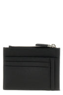 Porte-cartes à logo Saffiano