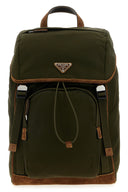 Sac à dos en nylon et daim Re-Nylon et daim