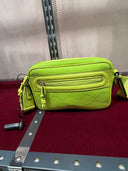 Sac Bandoulière GG Embossé Vert Néon