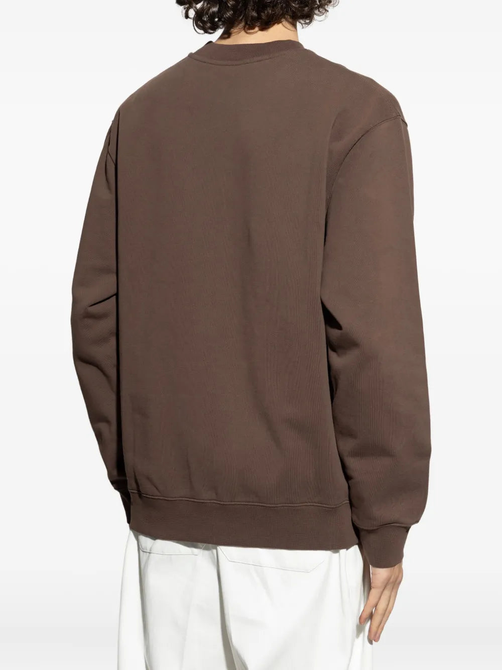 Le Sweatshirt Gros Grain Jacquemus Dark Brown — vue 3