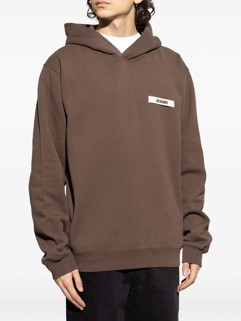Le Hoodie Gros Grain Jacquemus Dark Brown — vue 3