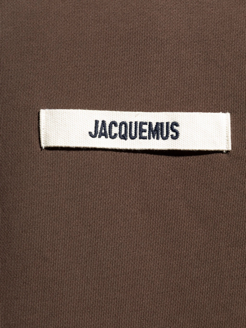 Le Hoodie Gros Grain Jacquemus Dark Brown — vue 5