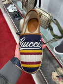 Espadrilles slip-on signature brodée multicolore