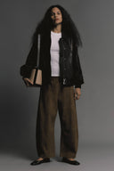 Pantalon Daim Marron