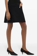 Jupe courte en laine multicolore