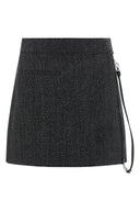 Jupe Laine Gris