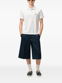 Polo Blanc Ami de Coeur Noir en Coton