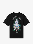 T-shirt Casablanca Hotel Emblem Black