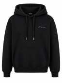 Hoodie à logo brodé signature noir