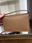 Sac bandoulière House Check brun taupe