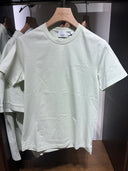 T-shirt premium vert sauge clair à logo signature ton sur ton