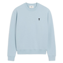 Sweatshirt Bleu Ciel Ami De Coeur Noir en Coton