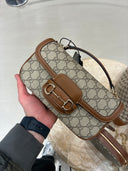 Mini sac Horsebit 1955 GG Supreme beige ebony