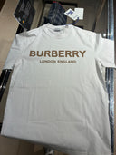 T-shirt premium blanc cassé à imprimé beige archive