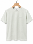 T-shirt premium vert sauge clair à logo signature ton sur ton