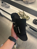 Balenciaga Speed Knit Slides Black