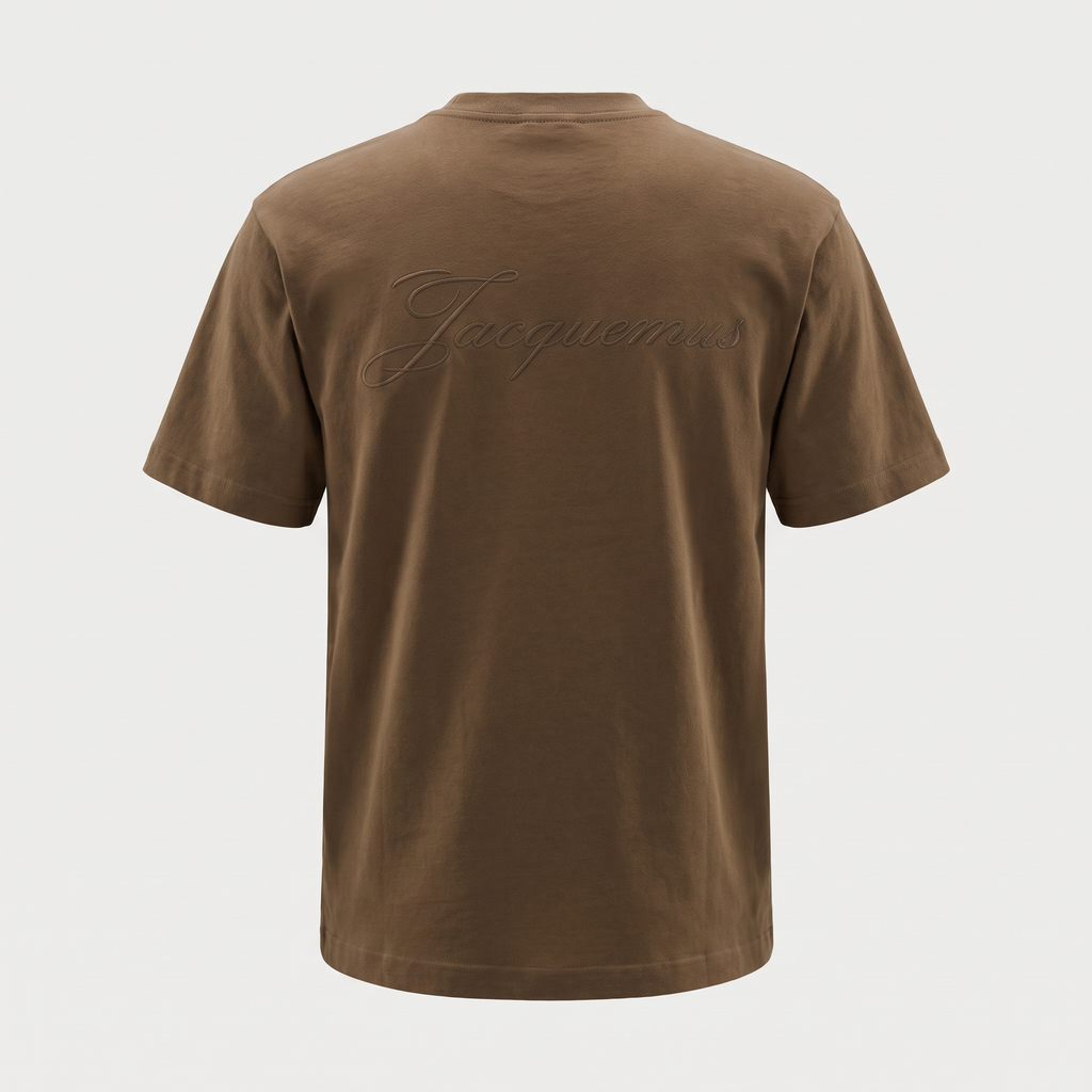 Le t-shirt Logo Jacquemus Khaki – dos