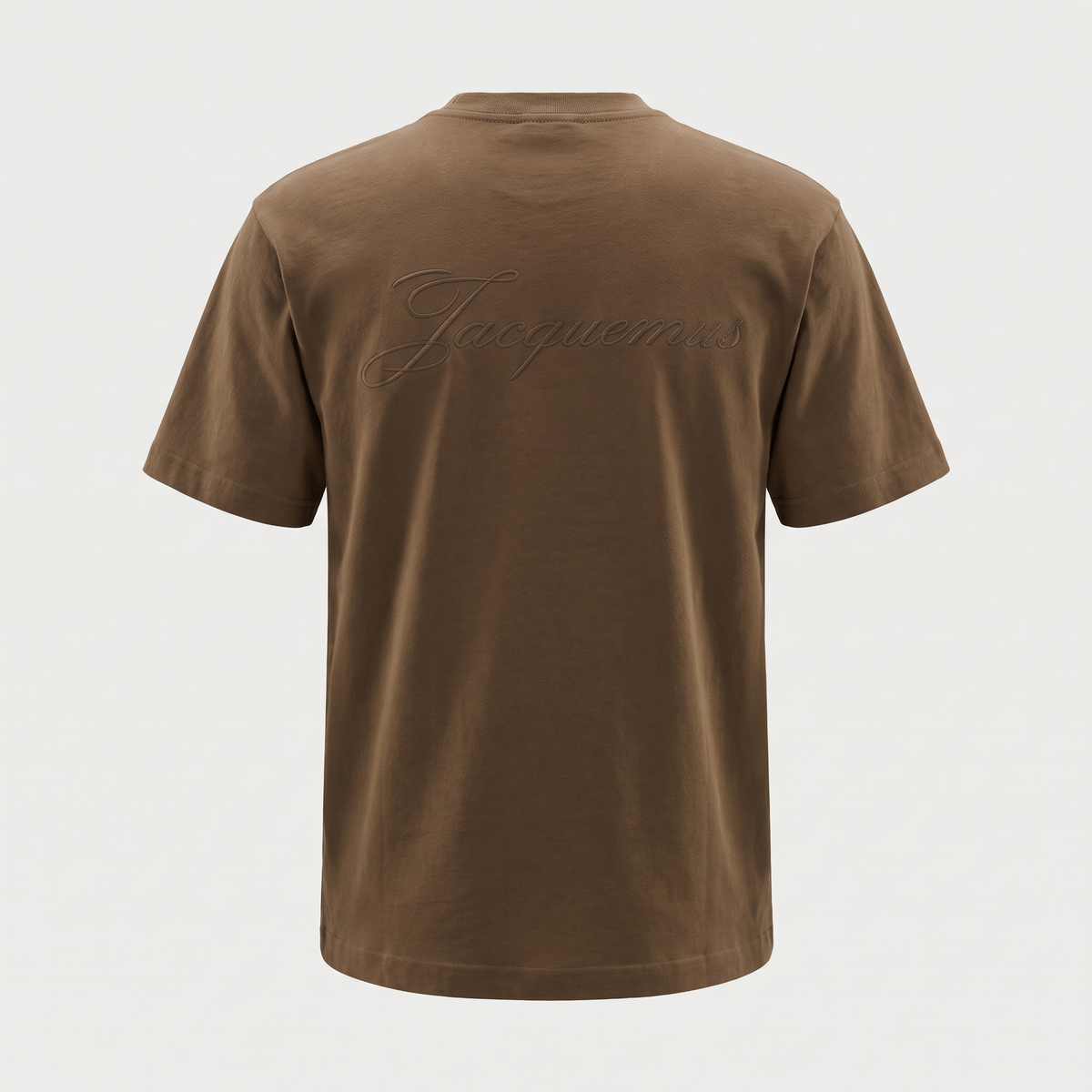Le t-shirt Logo Jacquemus Khaki – dos
