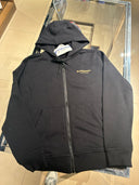 Hoodie zippé en coton avec logo signature et capuche ajustable