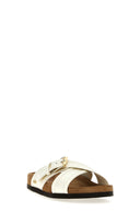Sandales Cuir Blanc