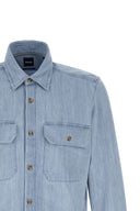 Chemise Coton Bleu Clair
