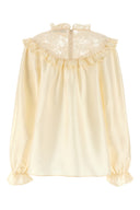 Chemise Soie Beige