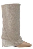 Talons Cuir Beige