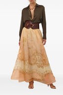 Jupe Soie Beige