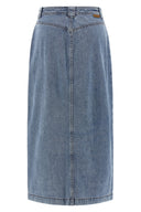 Jupe Coton Bleu Clair