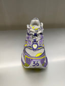 Balenciaga Runner Sneakers White Purple Yellow