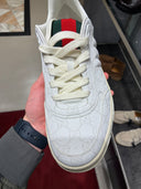 Sneakers Re-Web texturées blanc ivoire