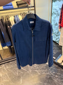 Surchemise zippée bleu marine