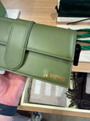 Sac épaule structuré Le Bambino Long vert sauge