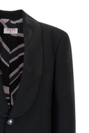 Veste Soie Noir