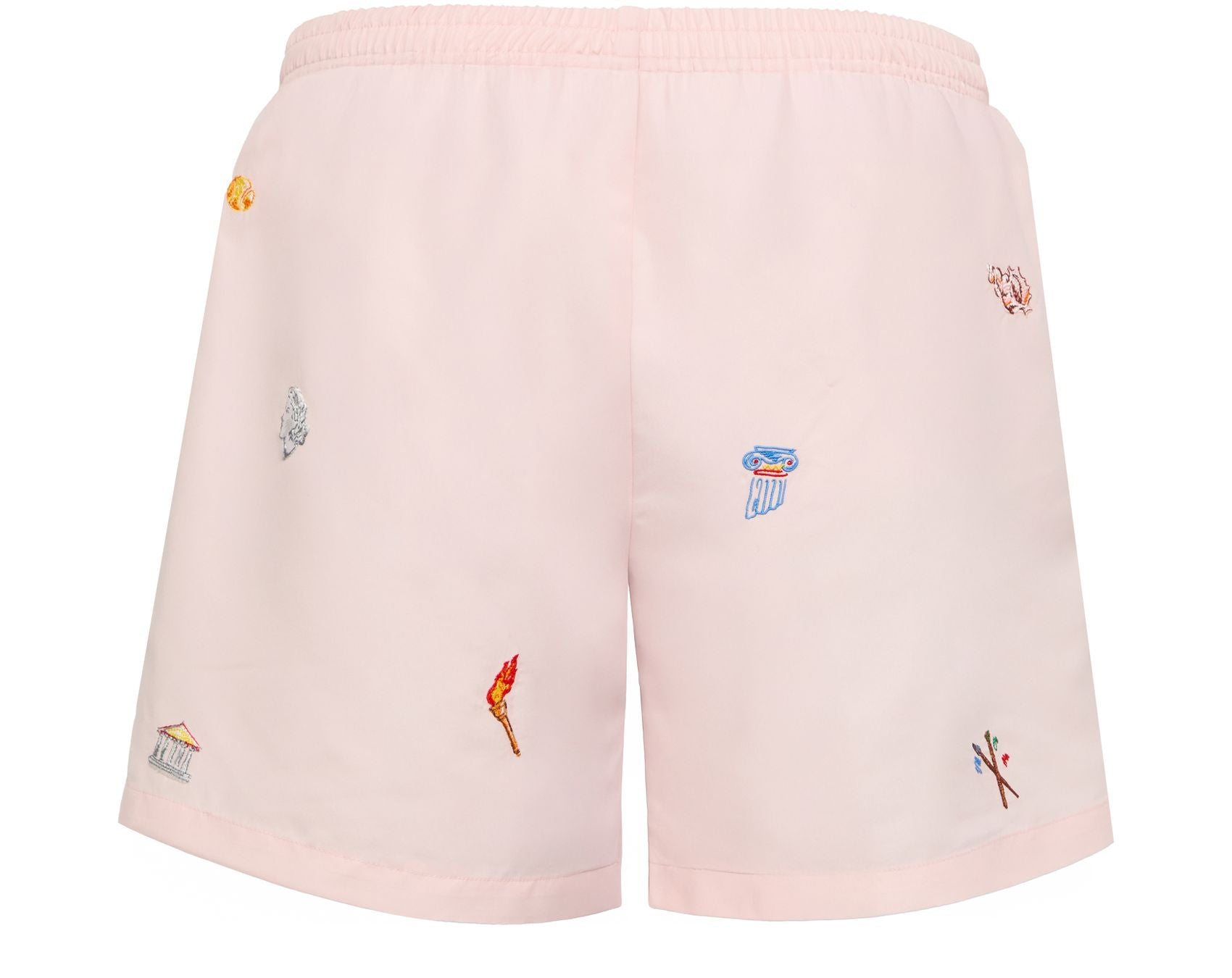 Short de bain à motif brodé